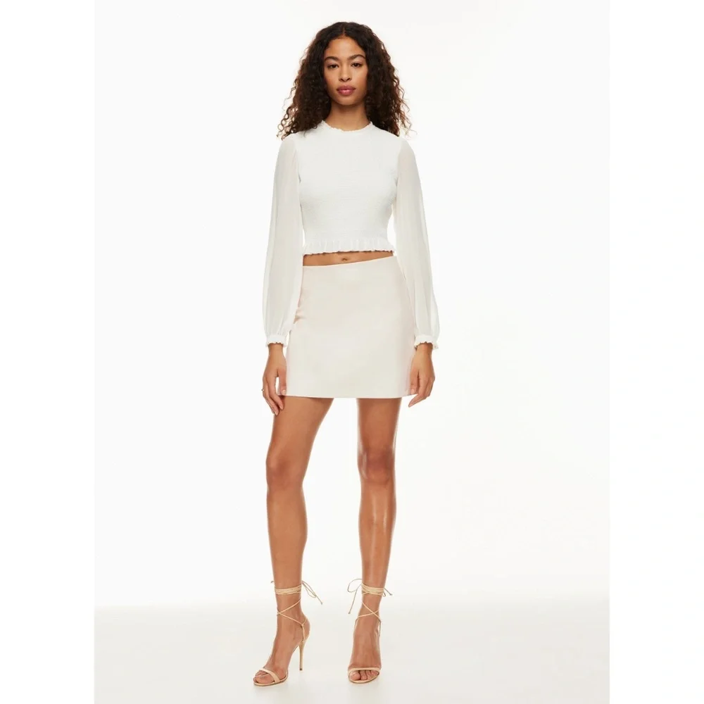 ARITZIA Wilfred Tempest Blouse in Ivory - Petite Small, NWT ($128 Retail)